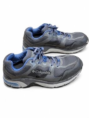 Columbia Grey/Blue Techlite Trail Hiking Shoes